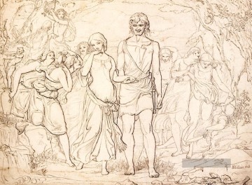 Cymon Und Iphigenie Präraffaeliten John Everett Millais Ölgemälde